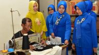 Kunjungi Wirausahawan Sukses, Ketua Daerah Jalasenastri Armada II Dorong Anggota Berwirausaha