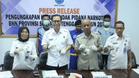 BNNP Sultra Gelar Press Releasea Pengungkapan Kasus Tindak Pidanan Narkotika Seberat 406,45 Gram