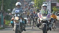 Gowes Bareng Tiga Pilar Sarana Komsos Dengan Masyarakat dan Pantau Wilayah