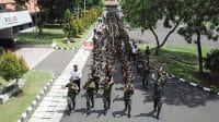 Prajurit Antap dan Siswa Kodikdukum Kodiklatal Pembinaan Phisik Lari Siang 
