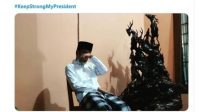 #KeepStrongMyPresident Topik Terpopuler, Foto Jokowi Usap Mata Jadi Sorotan