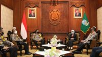 Kapolda Jatim Baru Perkenalkan diri Kepada Gubernur Khofifah