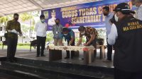 Bea Cukai Batam Serahkan 12,5 Ton Gula Untuk Bantuan Penanggulangan Covid-19