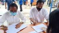 Paslon Aroli Mendaftar di KPU Kabupaten Nias