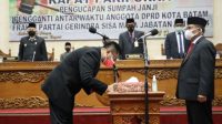 Dilantik Jadi Anggota DPRD Batam, Syamsul Ucapkan Selamat Kepada Capt Luther Jansen