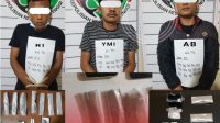 Di Lokasi Berbeda, 3 Pemuda Ditangkap Sat Narkoba Polres Bukittinggi