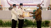 Rudi – Amsakar Resmi Ditetapkan Sebagai Wali Kota dan Wakil Wali Kota Batam Terpilih