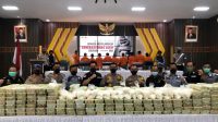 Bea Cukai – Polda Aceh Amankan Sabu 353 Kg