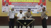 Ini Tujuan MoU Polres Seruyan dengan Dinas Perhubungan