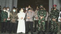 Danlantamal VIII Dampingi Kapolri Saat Kunjungan Ke Sulut