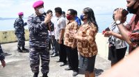 Danlantamal VIII Tinjau Dua Desa Calon Kampung Bahari Nusantara
