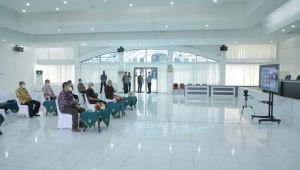 Pemkab Asahan Hadiri Secara Virtual Rapat Umum Pemegang Saham Luar Biasa (RUPSLB) Bank Sumut 2021