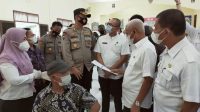 Bupati dan Kapolres Asahan Tinjau Pelaksanaan Vaksinasi Massal di Kecamatan Aek Songsongan