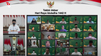 Presiden Jokowi: Bersama Optimalkan Ikhtiar Lahiriah dan Batiniah Hadapi Pandemi