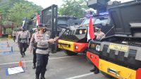 Apel Satuan dan Gelar Kendaraan Dalam Rangka Kesiapan Operasional Satbrimob Polda Kepri