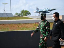 Gubernur Tinjau Progres Pembangunan Kogabwilhan I dan Bundaran Monumen Tri Matra Dompak
