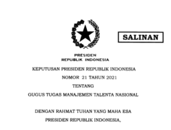 President Jokowi Issues Decree on National Talent Management Task Force