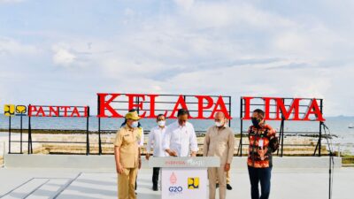 President Jokowi Inaugurates Arrangement of Areas in Kupang City