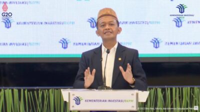 Indonesia Records Investment Realization of Rp282.4 Trillion in Q1 2022
