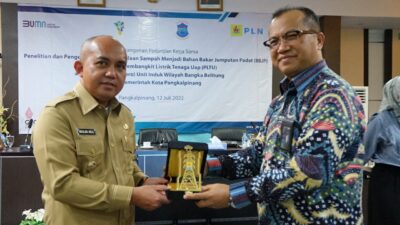 Pemkot Pangkalpinang Kembangkan Sampah Menjadi Bahan Bakar Jumputan Padat Bersama PT. PLN (Persero) UIW Bangka Belitung