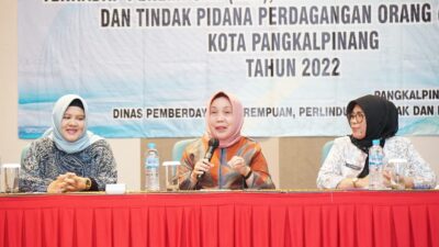 Pemkot Pangkalpinang Gelar Pelatihan Penerapan Kode Etik Kekerasan, Eksploitasi Seksual serta Manajemen Trauma Healing Terhadap Perempuan dan Anak