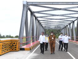 President Jokowi Inspects Infrastructures in W. Nias Regency