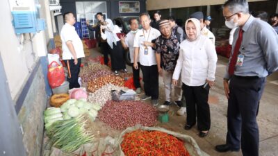 Komitmen Berupaya Melawan Tingginya Inflasi, TPID Kota Pangkalpinang Inspeksi Distributor Beras, Telur dan Hortikultura