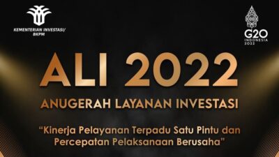 Laksanakan Perpres 42/2020, Menteri BKPM Berikan Anugerah Layanan Investasi 2022
