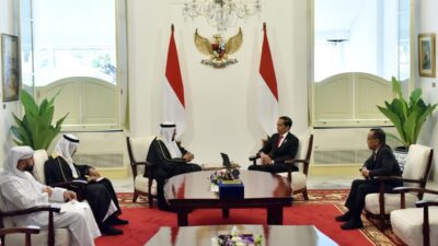 Presiden Jokowi Terima Sekjen Abu Dhabi Peace Forum