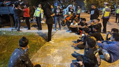 Anak-anak Remaja Balap Liar Diangkut Satlantas Polresta Barelang