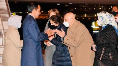15 Jam Mengudara, Presiden Jokowi Tiba di Brussels