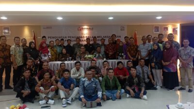 Ketua Banwaslu Natuna, Resmi Membuka Kegiatan Penguatan Pengawas  Dalam Melaksanakan Pengawasan Partisipatif