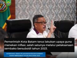 Tekan Inflasi, Pemko Batam Segera Distribusikan Sembako Bersubsidi Tahun 2023