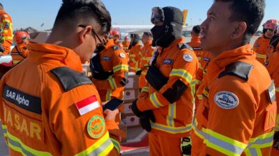 Tiba di Turki, Tim Indonesia Sisir Lokasi Gempa