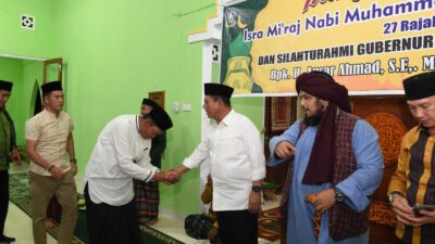 Gubernur Kepri, Gelar Acara Israj Mirad di Kecamatan Batubi