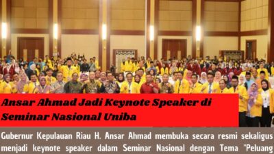 Ansar Ahmad Jadi Keynote Speaker di Seminar Nasional Uniba