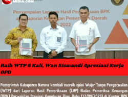 Raih WTP 6 Kali, Wan Siswandi Apresiasi Kerja OPD