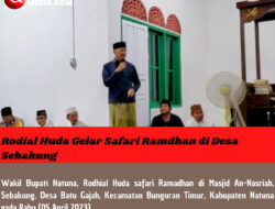 Rodial Huda Gelar Safari Ramdhan di Desa Sebakung