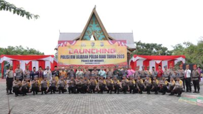 Serentak Melalui Zoom Meeting, Polres Meranti Launching Polisi RW