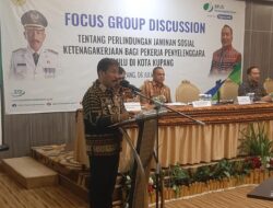 Pejabat Wali Kota Kupang George M. Hadjoh Dukung Perlindungan Jaminan Sosial