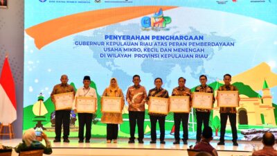 Kepulauan Riau Mendapatkan Penghargaan Atas Peran Pemberdayaan UMKM