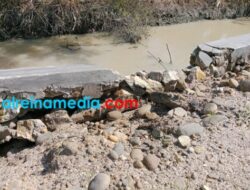 Masih Pengerjaan Sudah Rusak, Diduga Pengerjaan Proyek Turap Dinas PUTR Asahan Amburadul
