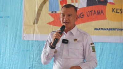 Kunker di Kecamatan Pulau Panjang, Rodia Huda Hadiri Peringatan Hari Guru
