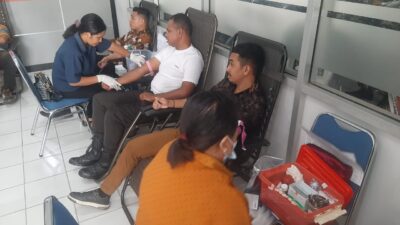 Menyambut HUT BRI Ke-128, BRI KC Kupang Mengadakan Kegiatan Donor Darah