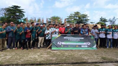 Tournament Fotbaal Fourfeou Bank Riau Kepri Syariah, Resmi di Buka Oleh Bupati Natuna