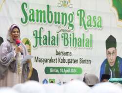 Hadiri Halalbihalal di Kijang, Dewi Ansar Tekankan Pentingnya Nilai-Nilai Keagamaan dan Kemanusiaan