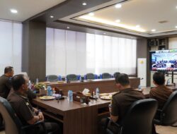 Wakajati Kepri, Ikuti Kunker Jam Intel Melalui Virtual