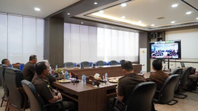 Wakajati Kepri, Ikuti Kunker Jam Intel Melalui Virtual