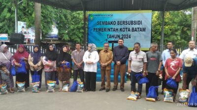 Pemerintah Kota Batam Salurkan Bantuan Sembako Subsidi Tahap II di Aku Tahu