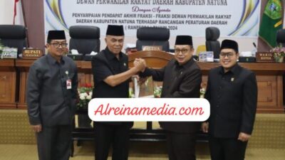 Gelar Paripurna, DPRD Natuna Cabut 5 Perda dan Menerima 1 Ranperda